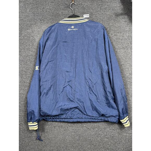 Vintage Champion AKC Jacket Mens Large Blue V Neck Pullover Windbreaker 90s Dog - Picture 2 of 6